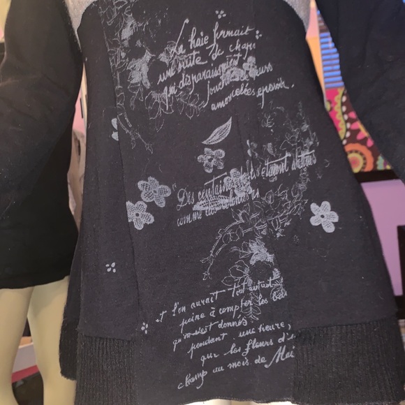 Planete wool blend combo long top M - Picture 11 of 14